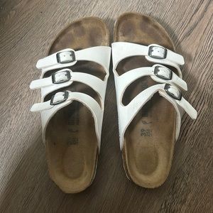 3 strap Birkenstock sandals